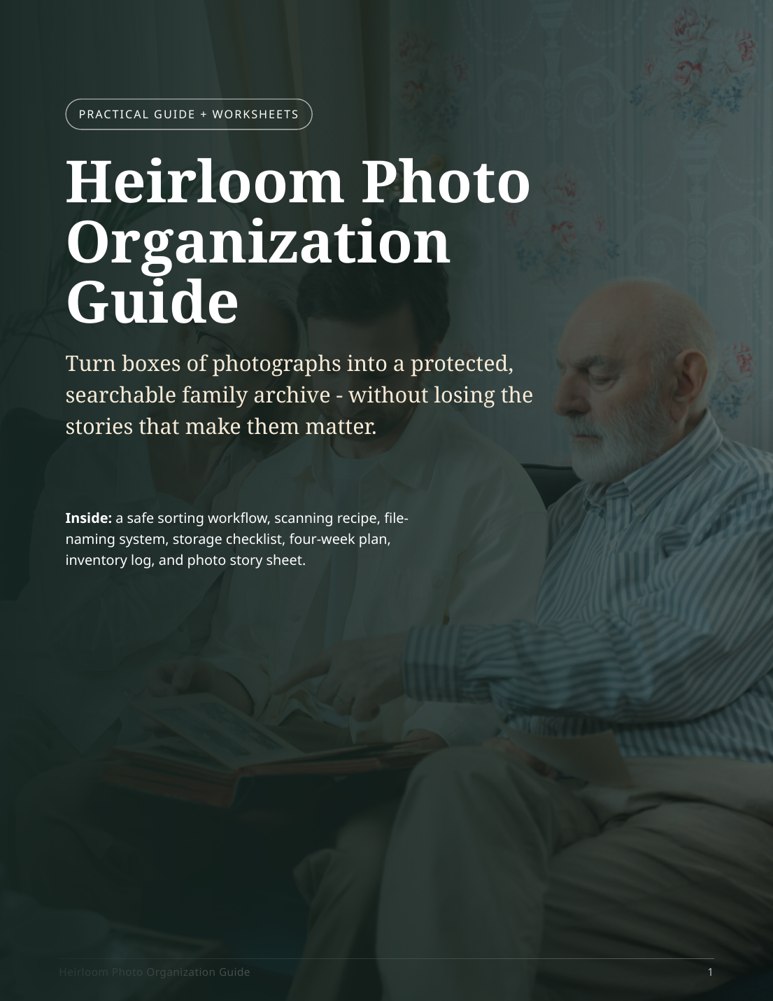 Heirloom Photo Organization Guide cover
